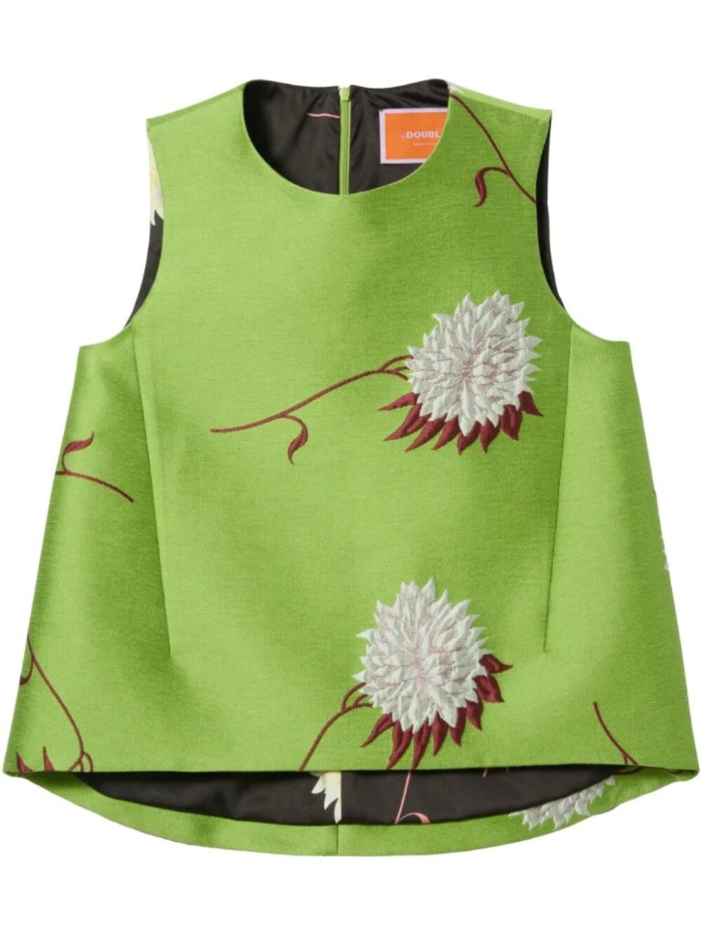 La DoubleJ "La Scala" Top in Derby Lime - Picture 2 of 4
